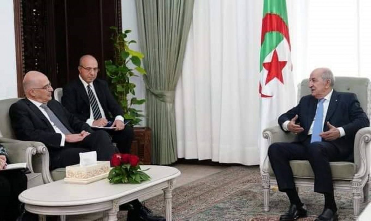 Νίκος  Δένδιας: Ελλάδα και Αλγερία ενάντια σε κάθε είδους ξένη εμπλοκή στη Λιβύη