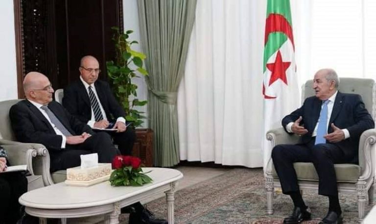 Νίκος Δένδιας: Ελλάδα – Αλγερία ενάντια σε κάθε είδους ξένη εμπλοκή στη Λιβύη