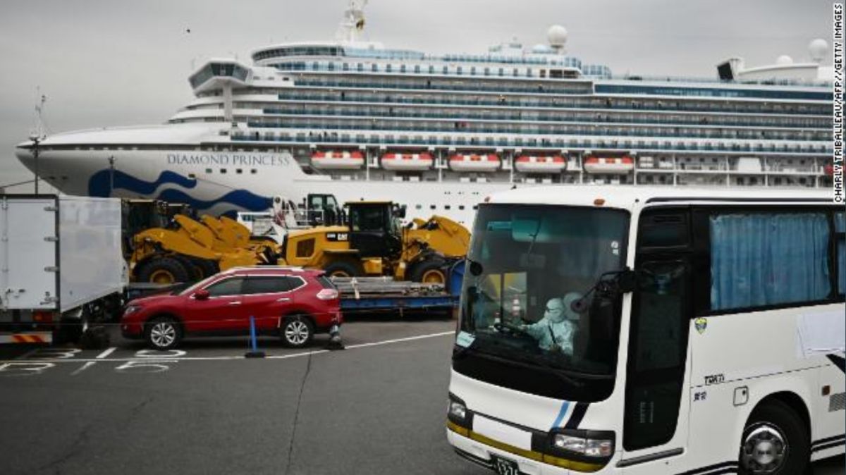 Κορωνοϊός Diamond Princess: Θετικοί στον ιό δύο Σέρβοι, μέλη του πληρώματος