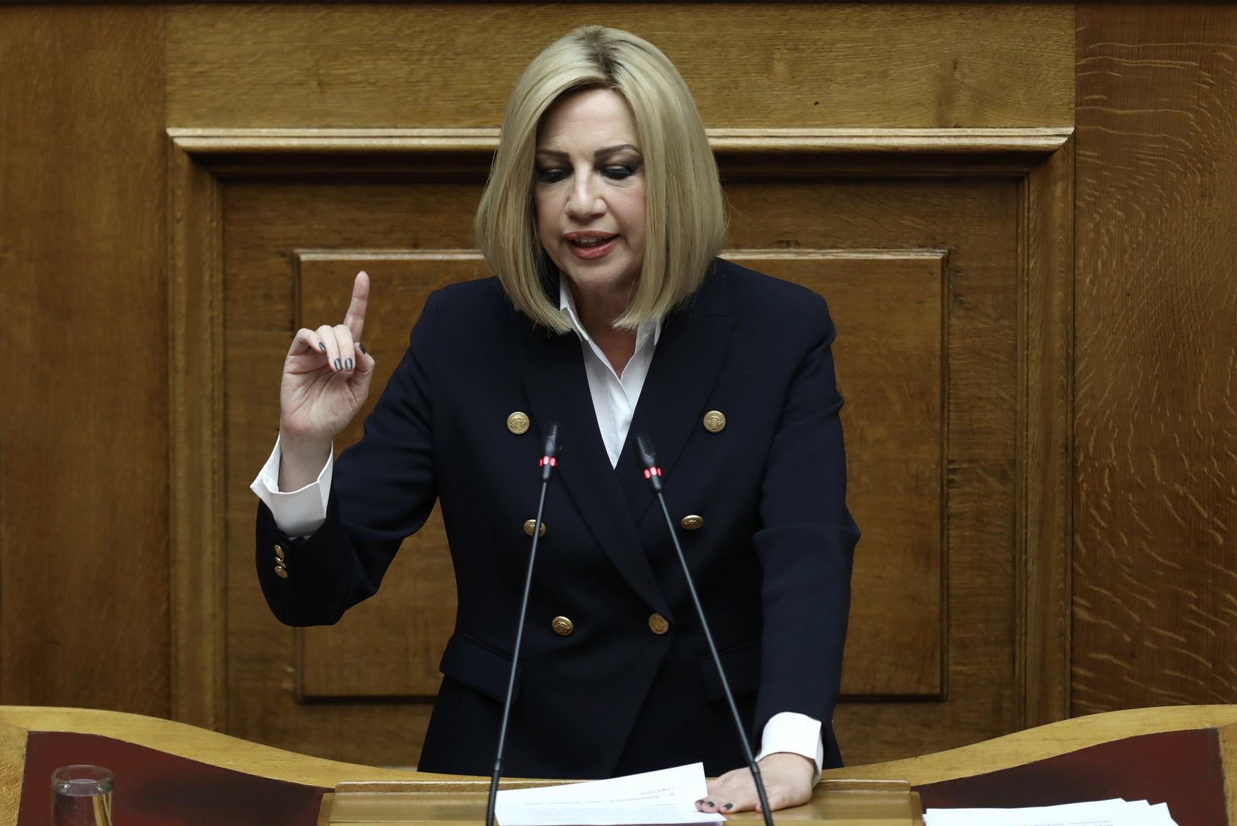 Φώφη Γεννηματά Βουλή: Η άτακτη υποχώρηση του κ. Μητσοτάκη δεν τον απαλλάσσει από την ευθύνη