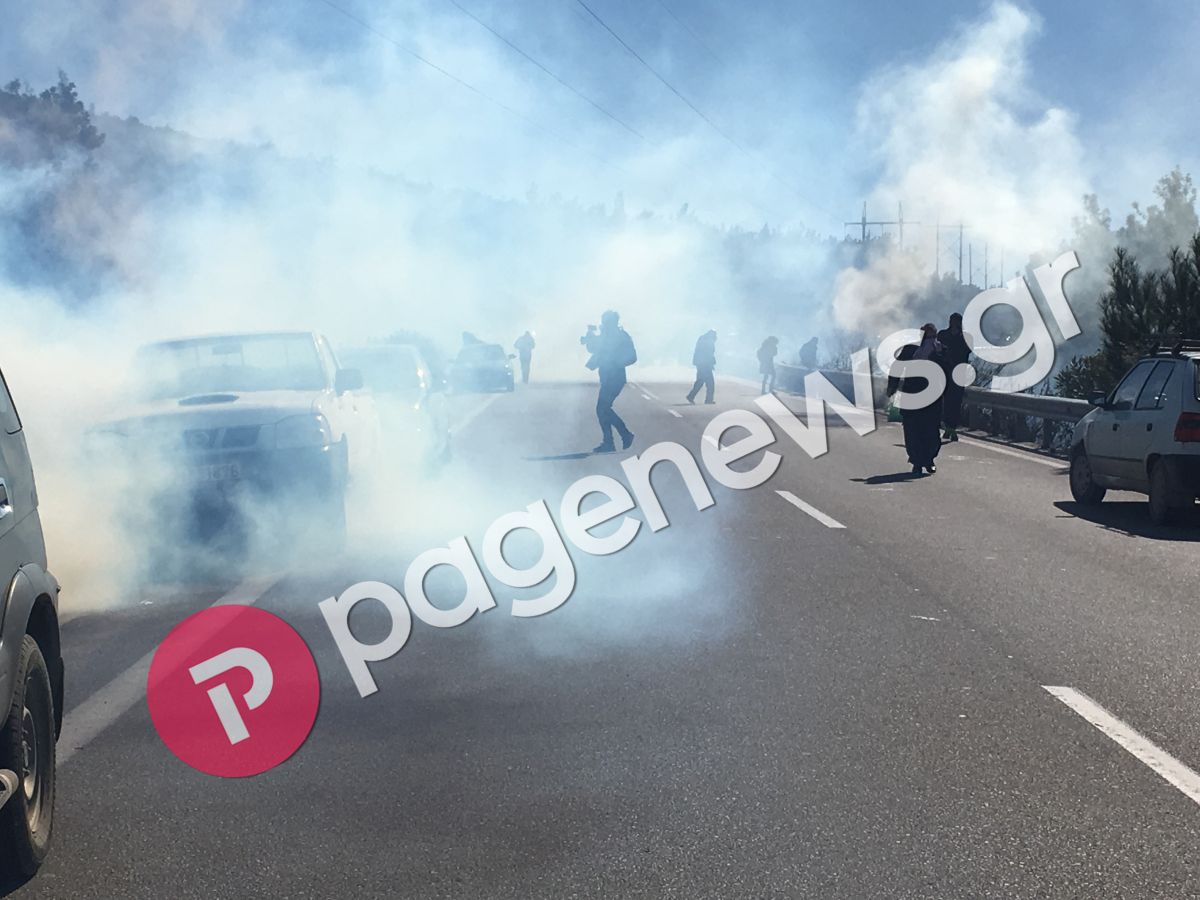 Μυτιλήνη – Μεταναστευτικό: Συγκρούσεις αστυνομικών και κατοίκων στο Διαβολόρεμα [pics]