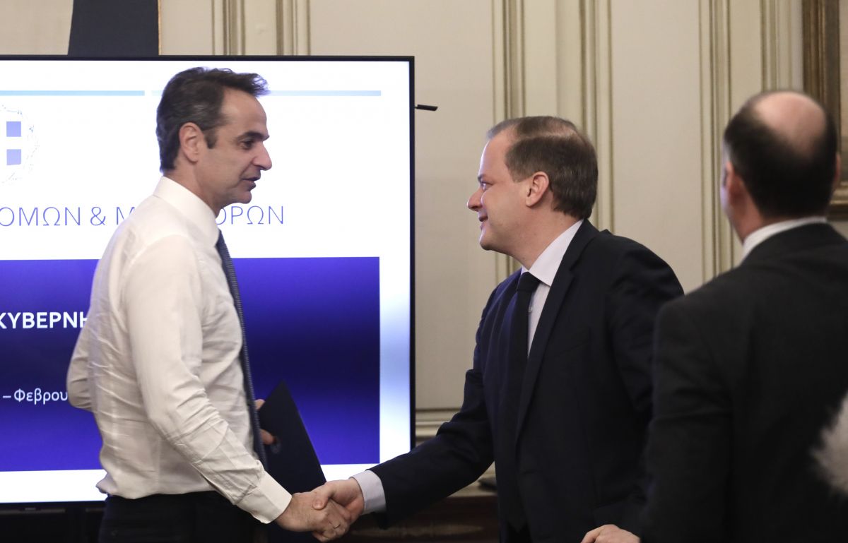 Κυριάκος Μητσοτάκης: Συνάντηση με την ηγεσία του υπουργείου Υποδομών και Μεταφορών