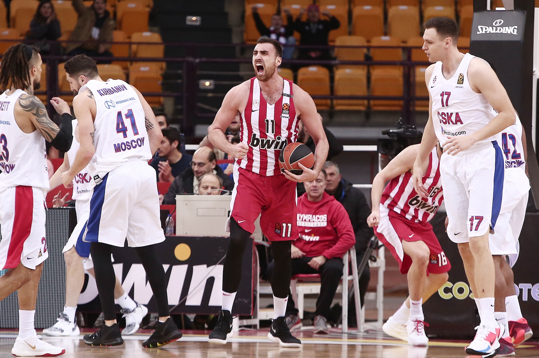 Ολυμπιακός – ΤΣΣΚΑ Μόσχας 72-59