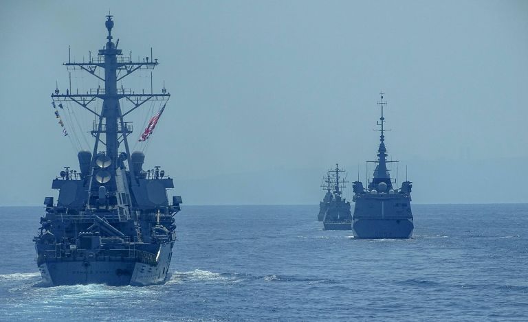 Ανατολική Μεσόγειος: Πολεμικά πλοία έξι χωρών στην περιοχή – O χάρτης των διεκδικήσεων [pic]