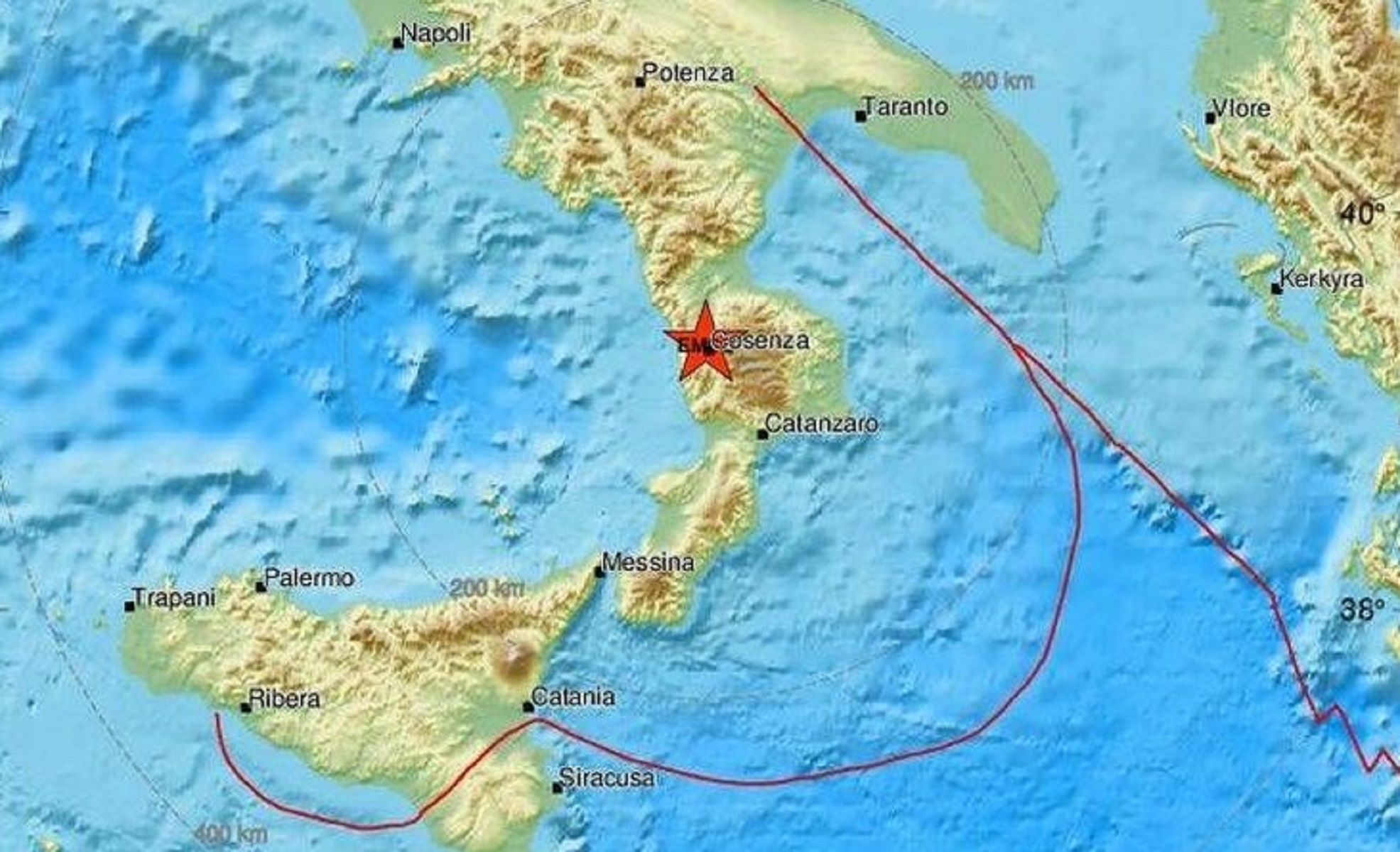 Ισχυρός σεισμός τώρα στην Ιταλία