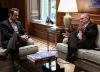 Κυριάκος Μητσοτάκης – Κλάους Ρέγκλινγκ: Συνάντηση με τον επικεφαλής του Ευρωπαϊκού Μηχανισμού Σταθερότητας Κυριάκος Μητσοτάκης – Κλάους Ρέγκλινγκ: Συνάντηση με τον επικεφαλής του Ευρωπαϊκού Μηχανισμού Σταθερότητας
