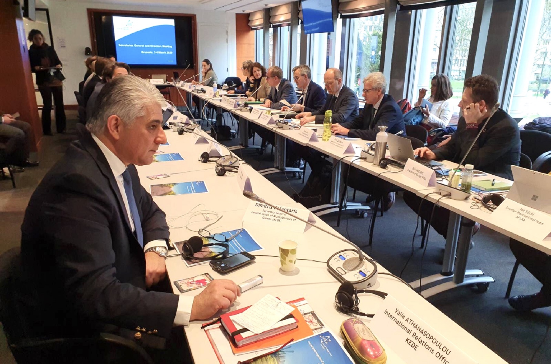 Παρέμβαση του Δημήτρη Καφαντάρη στο Ευρωπαϊκό Συμβούλιο Δήμων και Περιφερειών για τη μεταναστευτική κρίση