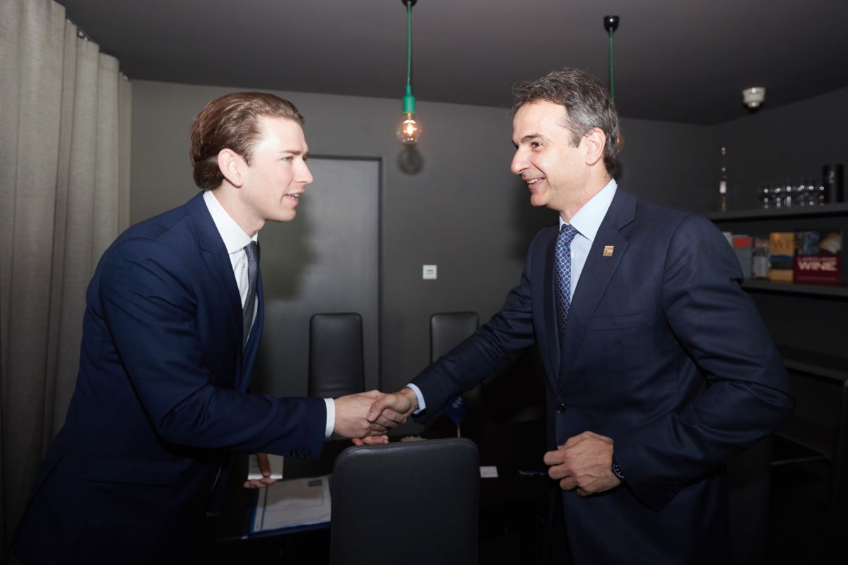Κυριάκος Μητσοτάκης – Σεμπάστιαν Κουρτς: Ο καγκελάριος της Αυστρίας θα επαναλάβει τη στήριξη στην Ελλάδα