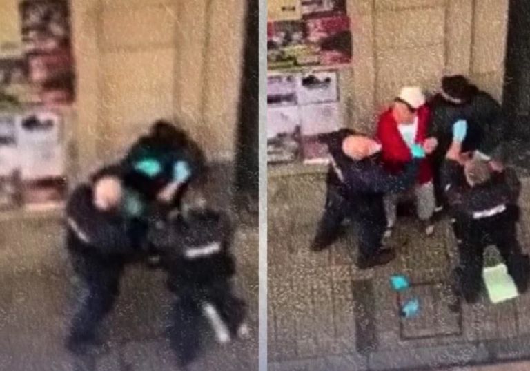 Αστυνομικός χτυπάει πολίτες που δεν υπάκουσαν στην καραντίνα – Σοκαριστικό video
