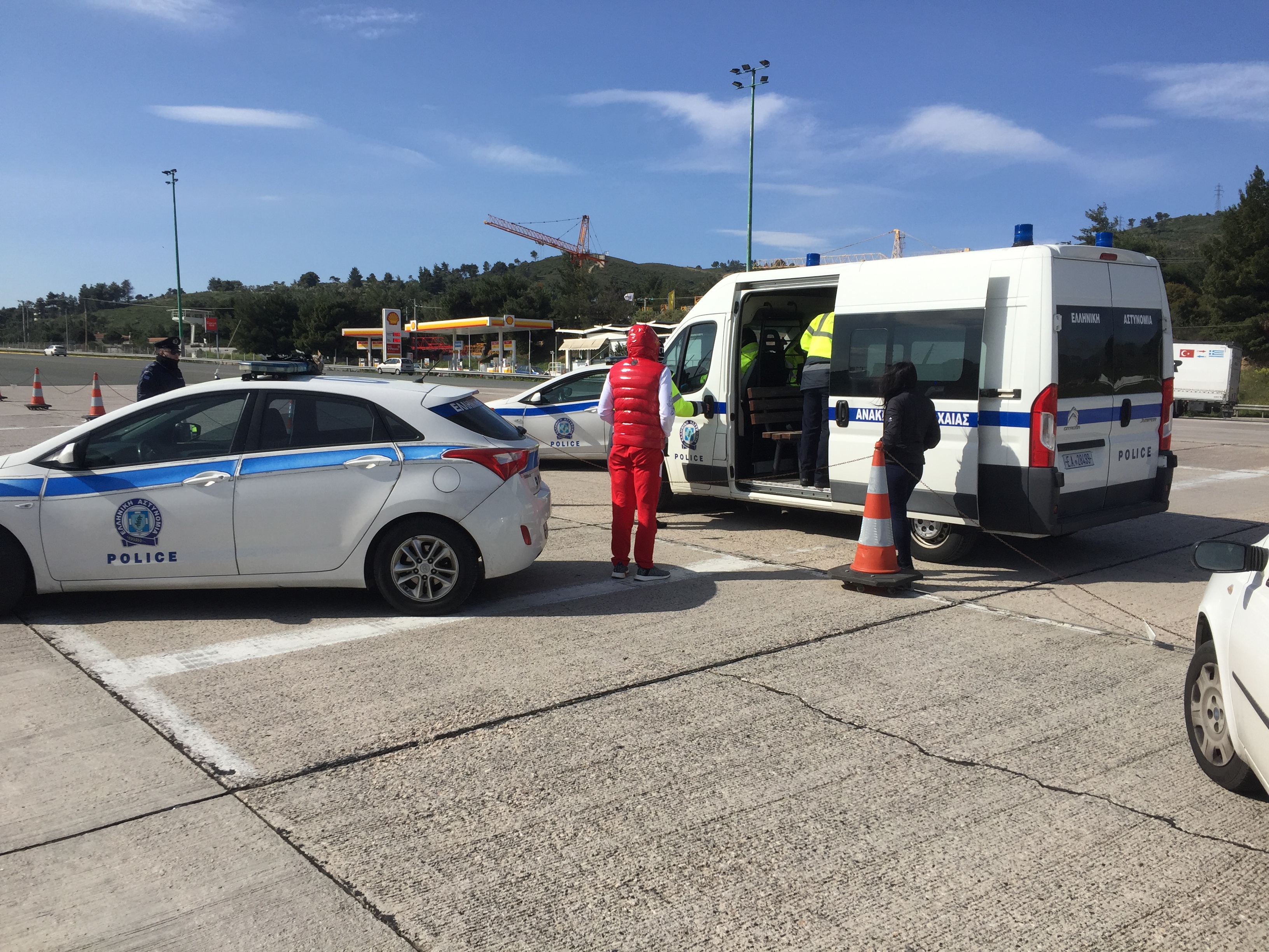 Απαγόρευση κυκλοφορίας Ελλάδα: Έλεγχος διόδια Αφιδνών