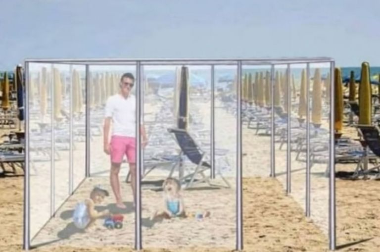 Κορωνοϊός καλοκαίρι: Οι πλαζ ετοιμάζουν ξαπλώστρες με πλεξιγκλάς [vid]