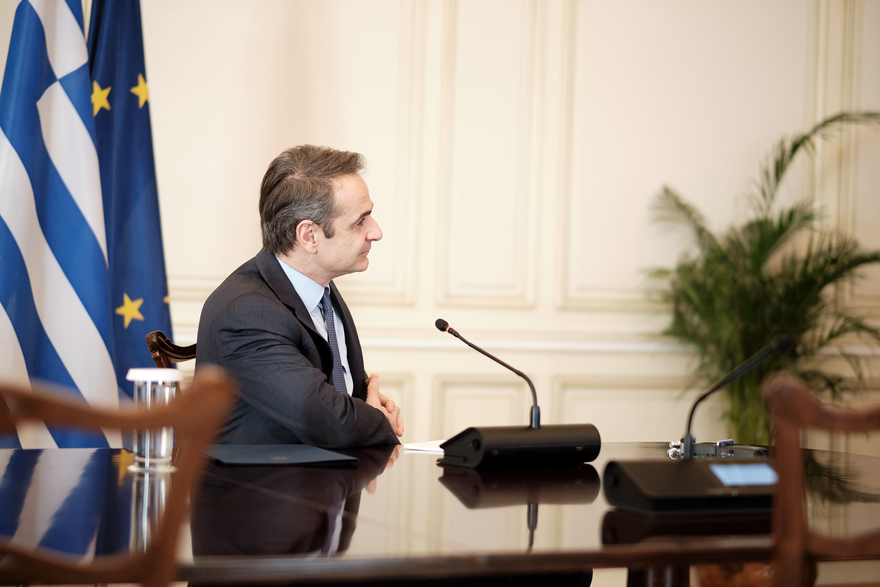 Μητσοτάκης Κεραμέως: Τηλεδιάσκεψη με πρώτο θέμα τις Πανελλαδικές