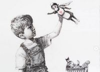 Banksy νέο έργο: Μια νοσηλεύτρια γίνεται ο σούπερ ήρωας ενός παιδιού