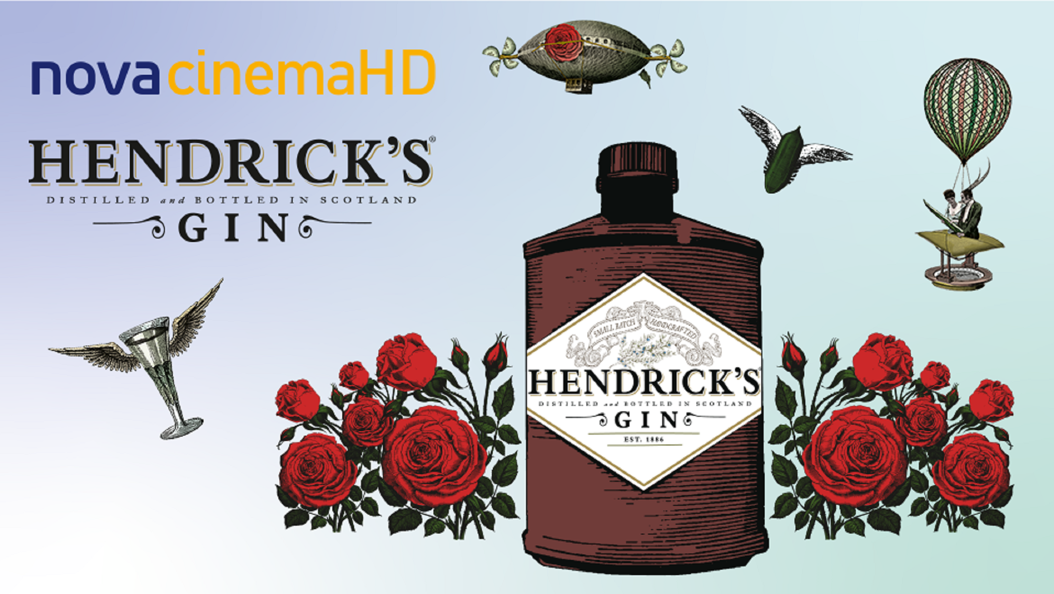 Το Hendrick’s Gin στα κανάλια Novacinema