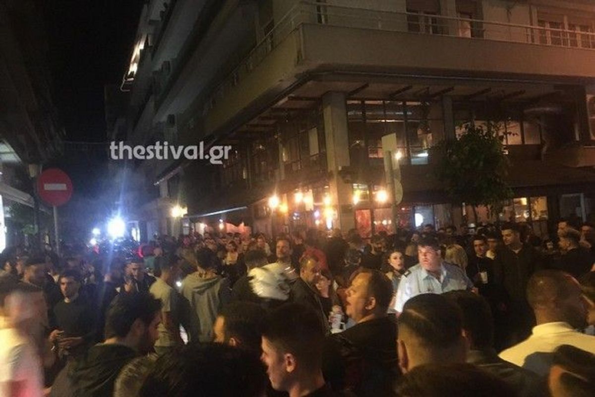 Θεσσαλονίκη κορωνοϊός: Συνωστισμός για ένα take away ποτό – Ένταση και ξύλο στο κέντρο της πόλης