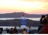 Μητσοτάκης Σαντορίνη: Σε όλα τα ξένα Μέσα το ειδυλλιακό ηλιοβασίλεμα της Σαντορίνης Μητσοτάκης Σαντορίνη: Σε όλα τα ξένα Μέσα το ειδυλλιακό ηλιοβασίλεμα της Σαντορίνης