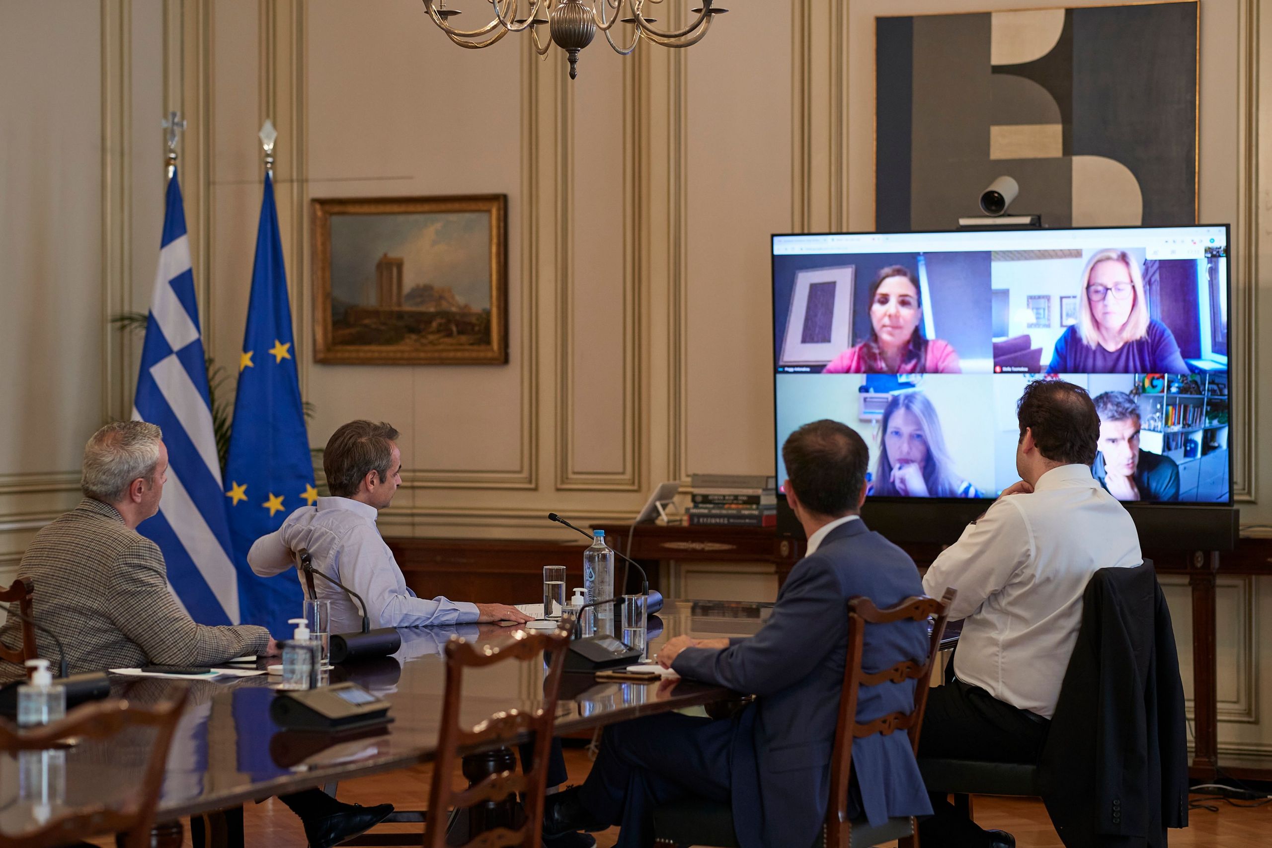 Κυριάκος Μητσοτάκης πρόεδρος Google: Τηλεδιάσκεψη με τον Ματ Μπρίτιν είχε ο πρωθυπουργός