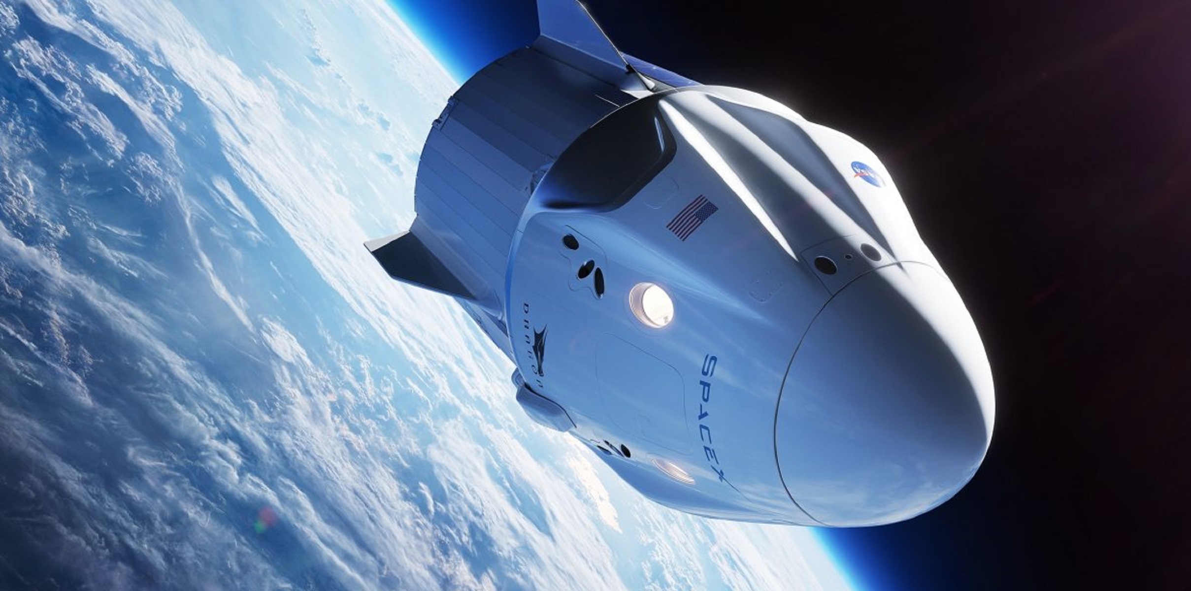 Η στιγμή που το Dragon της Space-X προσεγγίζει τον ISS
