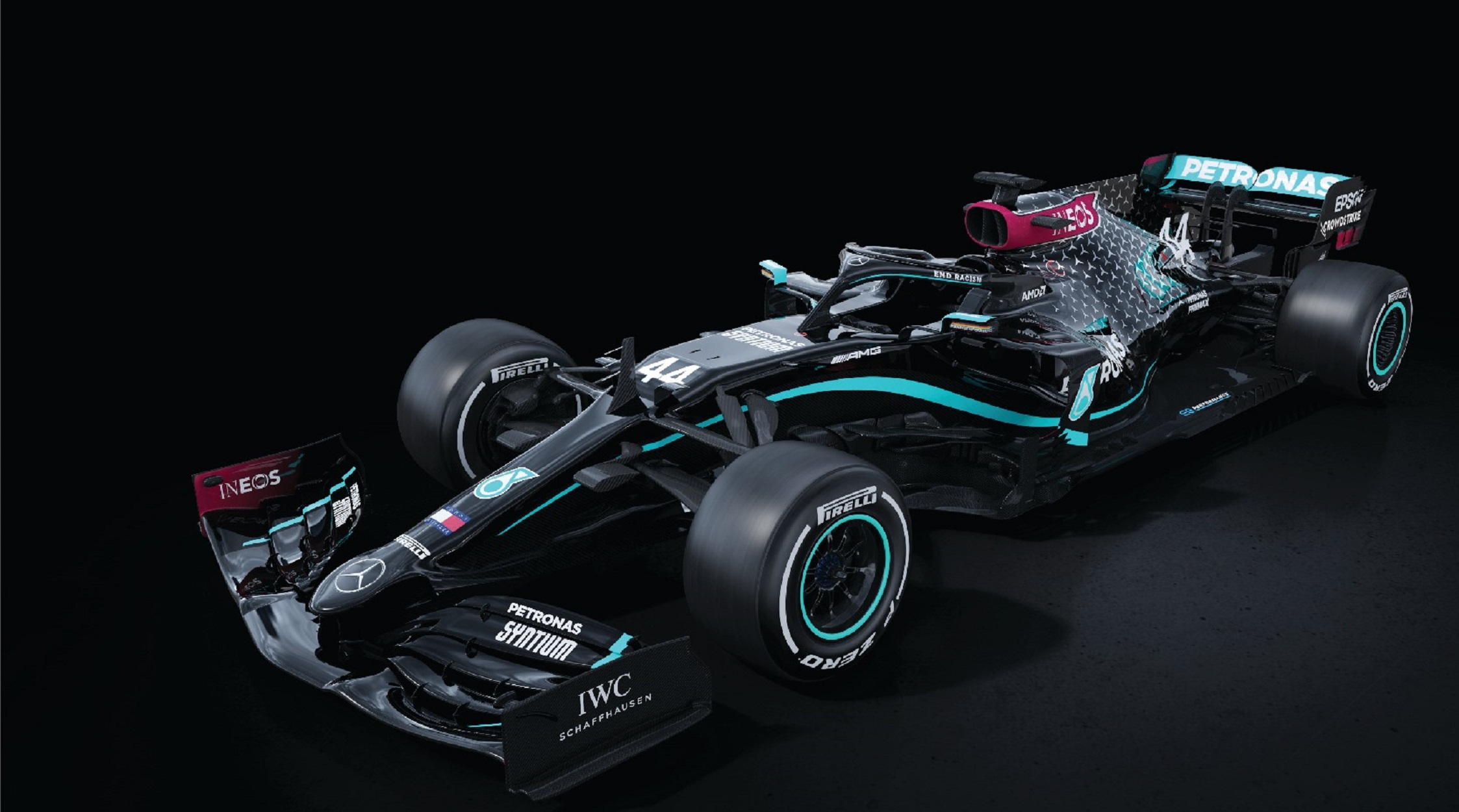 Mercedes Formula 1: Με μαύρα μονοθέσια κόντρα στο ρατσισμό