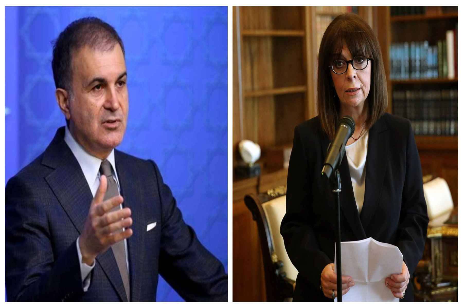 Σακελλαροπούλου Τουρκία: Επίθεση από τον Ομέρ Τσελίκ στην Πρόεδρο της Δημοκρατίας