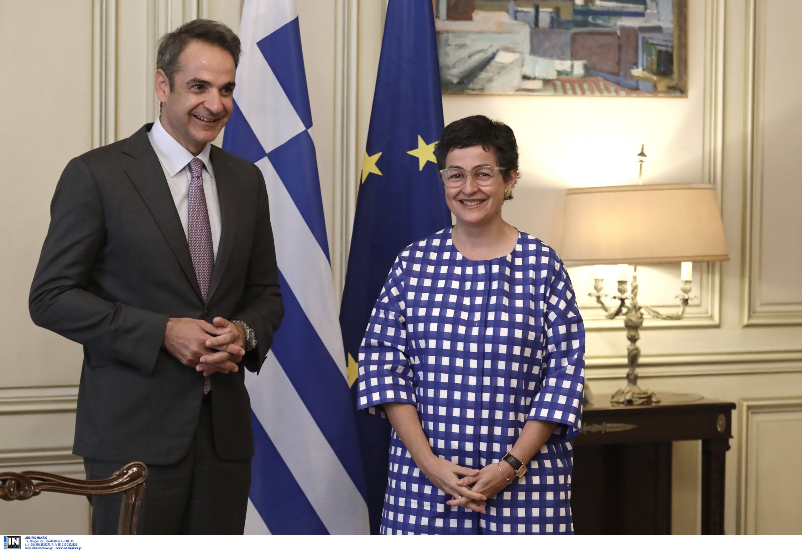 Μητσοτάκης Ισπανίδα ΥΠΕΞ: Συζήτησαν για την ανατολική Μεσόγειο στη συνάντηση στο Μαξίμου