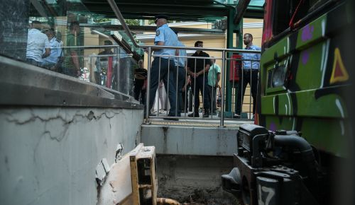 ΗΣΑΠ: Οι πρώτες εικόνες από το ατύχημα στον σταθμό της Κηφισιάς