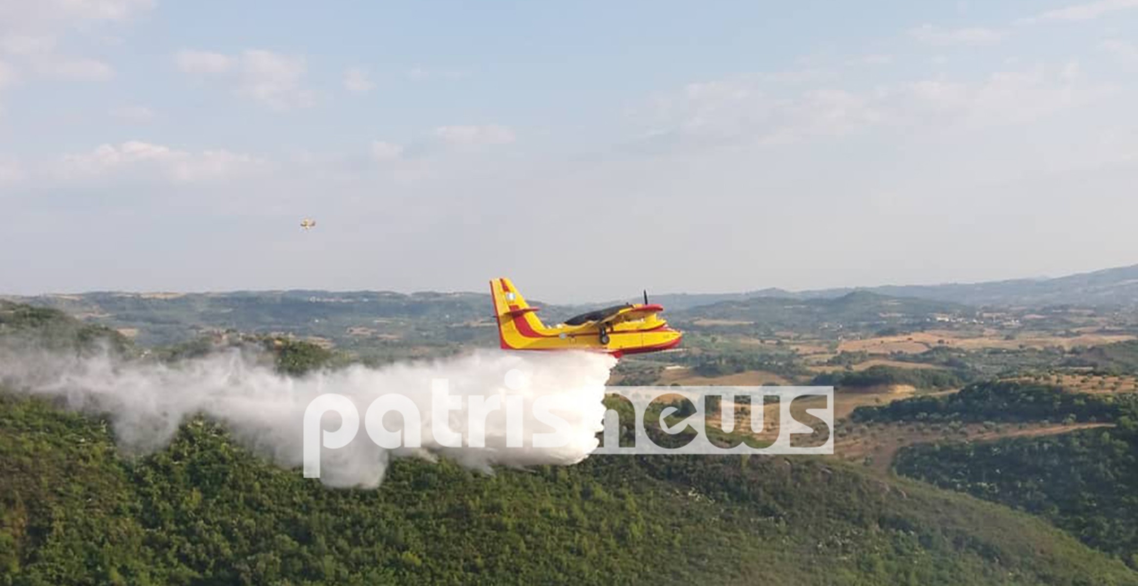 Φωτιά Ηλεία: Νέα εστία πυρκαγιάς στα Ζαχαραίικα Αντρωνίου