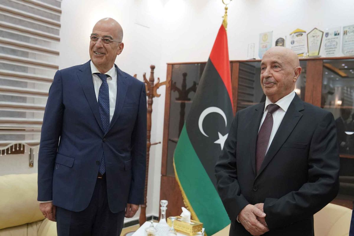 Δένδιας – Σαλέχ: «Ναι» σε συμφωνία για ΑΟΖ Ελλάδας – Λιβύης και στο άνοιγμα ελληνικού προξενείου