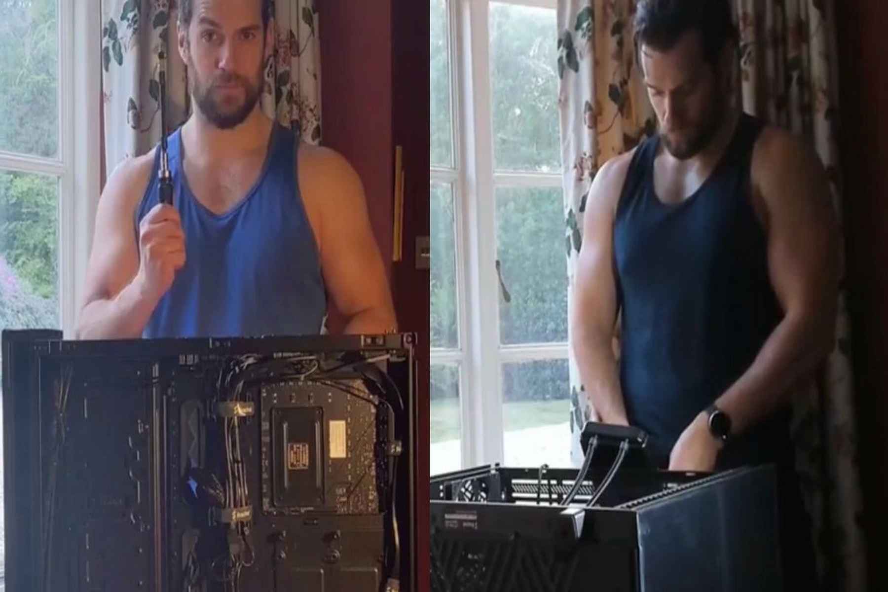 Henry Cavill: Κατασκεύασε δικό υπολογιστή και μας τον παρουσιάζει