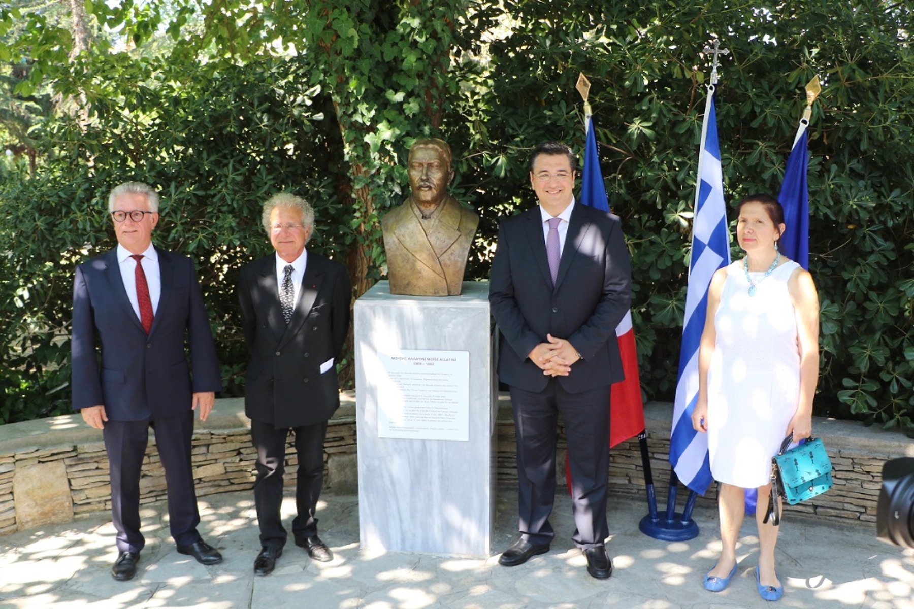 Προτομή Μωυσής Αλλατίνι: Έγιναν τα αποκαλυπτήρια στη Θεσσαλονίκη