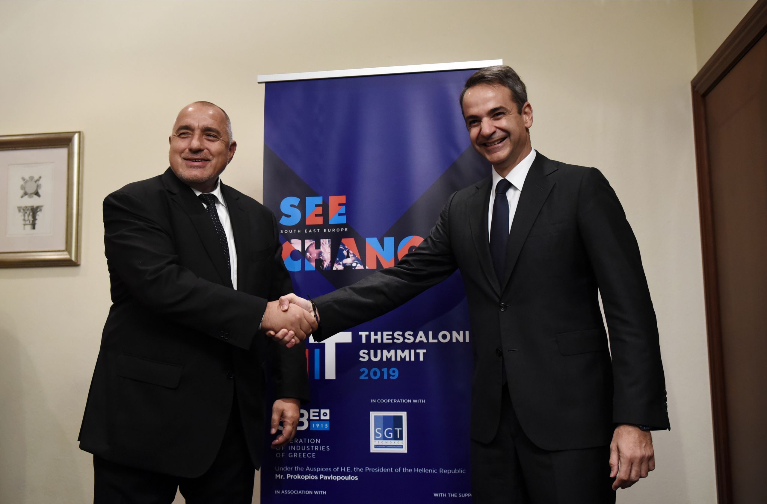 Μητσοτάκης Μπορίσοφ: Παρουσία των δύο πρωθυπουργών οι υπογραφές για τον σταθμό φυσικού αερίου Αλεξανδρούπολης