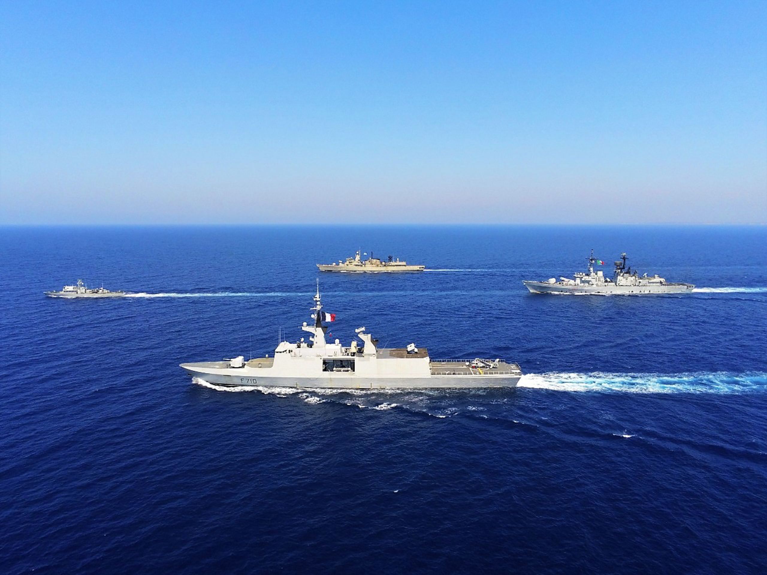Eunomia Ανατολική Μεσόγειος: Εικόνες από την κοινή άσκηση Ελλάδας, Γαλλίας, Κύπρου και Ιταλίας