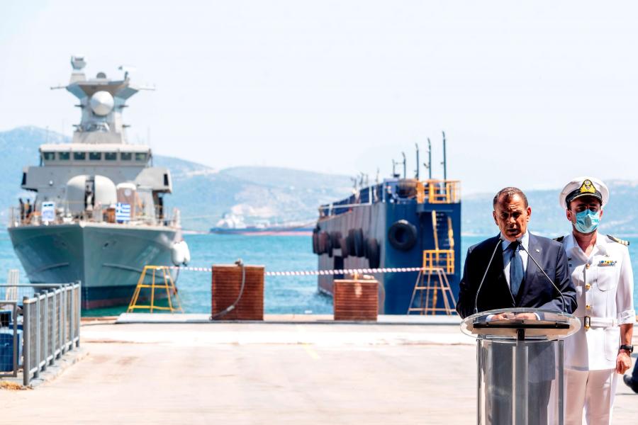 Παναγιωτόπουλος τελετή καθέλκυσης ΤΠΚ «7»: «Κανένας δεν μπορεί να απειλήσει την Ελλάδα»