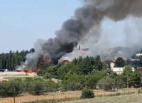 Φωτιά στην Αμερικανική Γεωργική Σχολή της Θεσσαλονίκης
