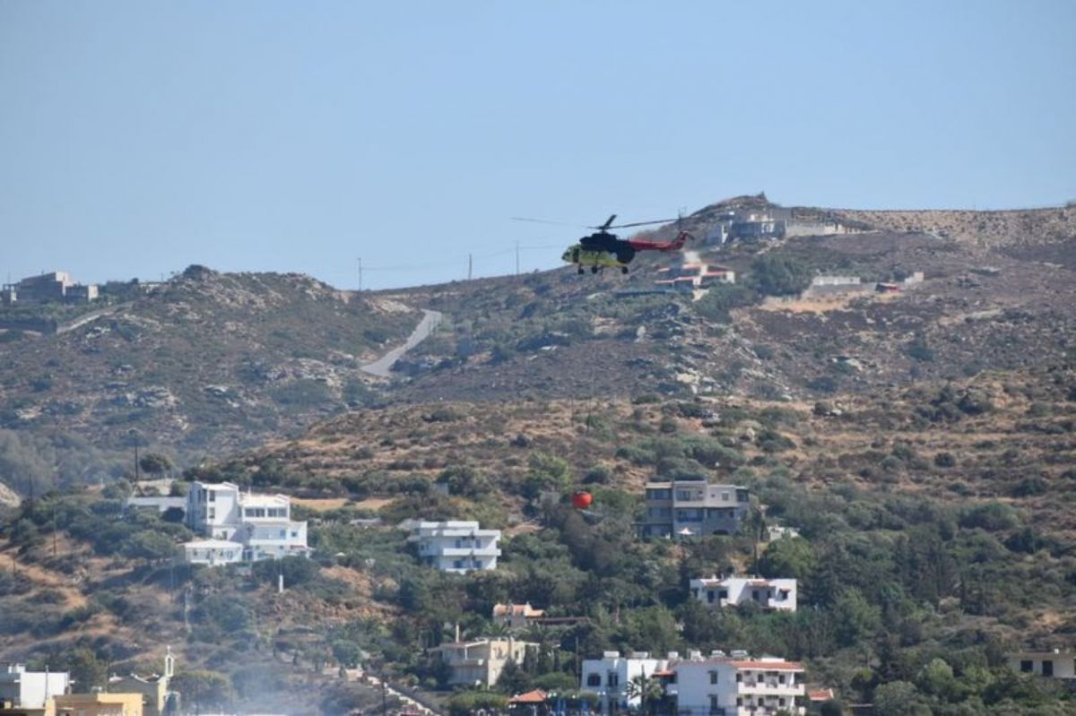 Φωτιά Αγία Πελαγία Κρήτη: Υπό έλεγχο η πυρκαγιά