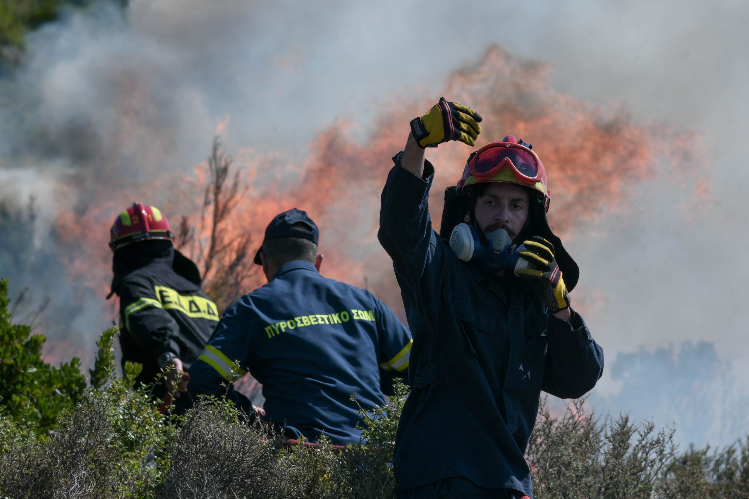 Φωτιά Μυκήνες: Εκκενώθηκε ο αρχαιολογικός χώρος