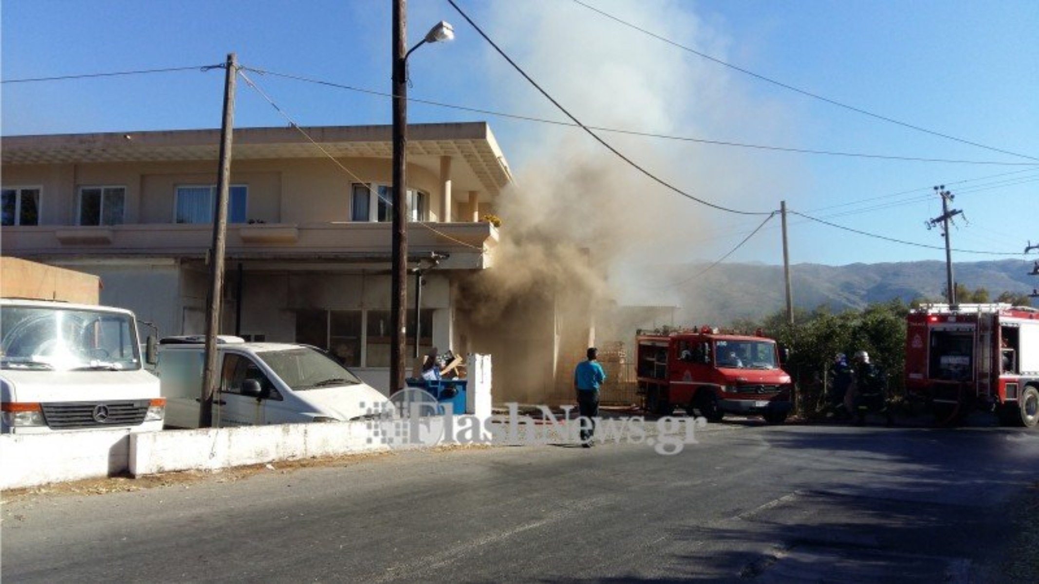 Φωτιά εταιρεία Χανιά: Πυρκαγιά ξέσπασε σε επιχείρηση – Ακούστηκε πρώτα έκρηξη