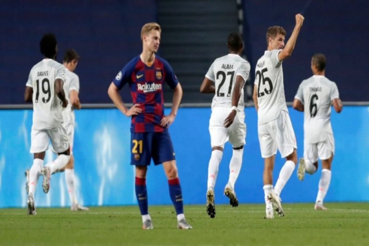 Μπαρτσελόνα – Μπάγερν Μονάχου 2-8: Πέρασε ημιτελικά Champions League