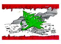 Λίβανος: Το σκίτσο του Latuff και η φωτογραφία με τη μαία συγκλονίζουν