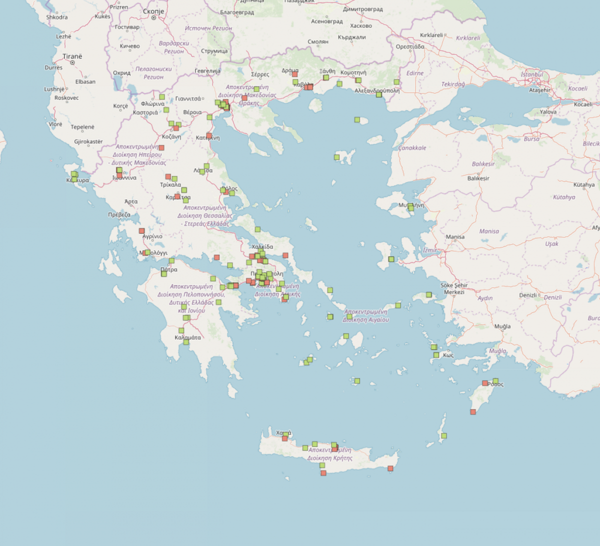 Σε αυτά τα σημεία στην Ελλάδα υπάρχουν αποθήκες με νιτρικό αμμώνιο