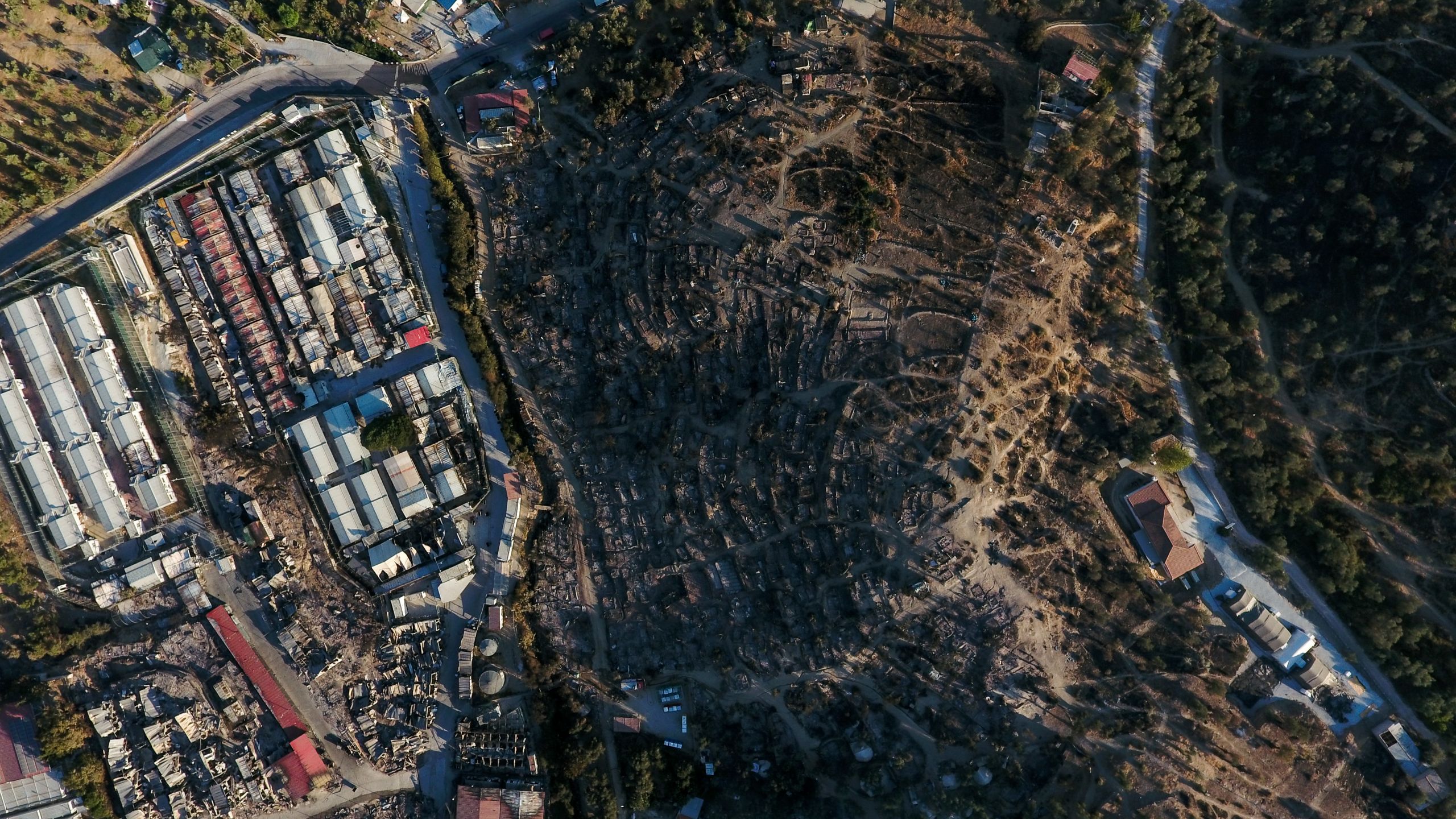 Φωτιά Μόρια: Ξέσπασε κι άλλη πυρκαγιά –  Ολοκληρωτική καταστροφή του ΚΥΤ