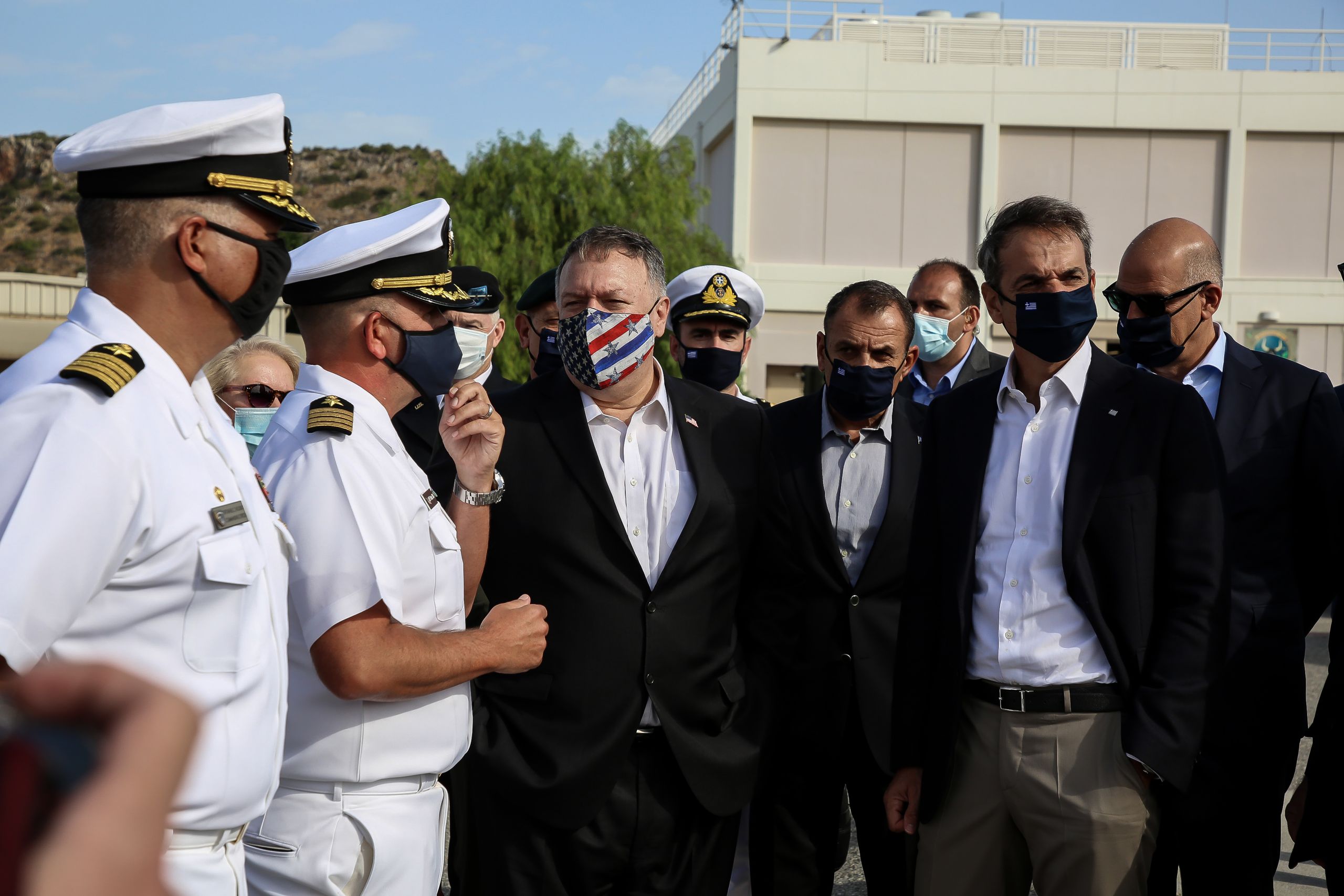 Μητσοτάκης – Πομπέο: Στη στρατιωτική βάση της Σούδας οι δύο πολιτικοί