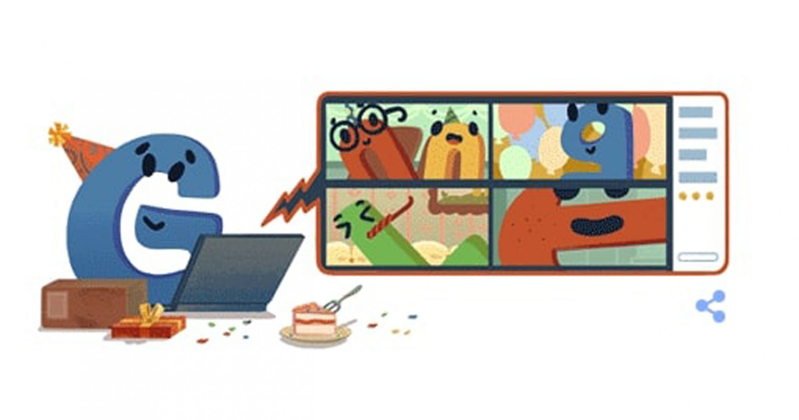 Google doodle σήμερα: Γιορτάζει τα 22 της χρόνια στο Διαδίκτυο