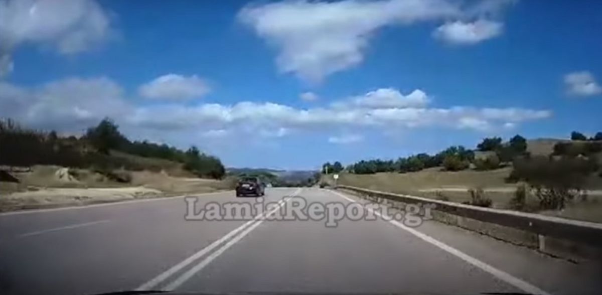 Φθιώτιδα: Οδηγούσε σταθερά στο αντίθετο ρεύμα με ιλιγγιώδη ταχύτητα – Δείτε βίντεο