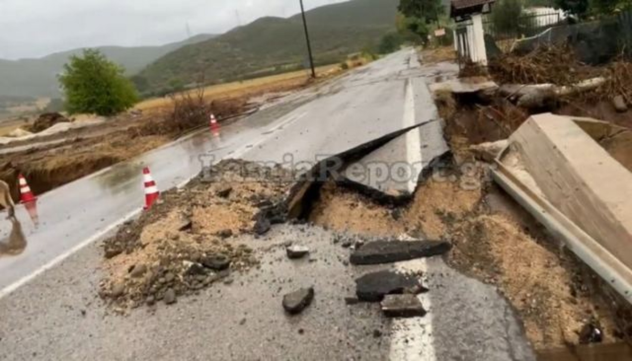 Κακοκαιρία Ιανός: Σε κατάσταση έκτακτης ανάγκης η Μακρακώμη