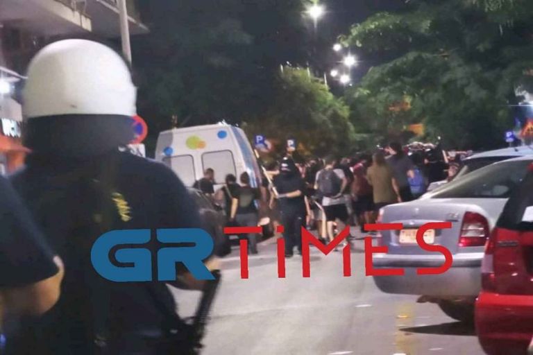 Θεσσαλονίκη πορεία: Ένταση στην πορεία για την κατάληψη Terra Incognita