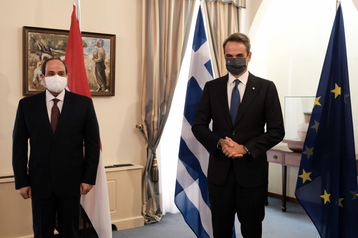 Κυριάκος Μητσοτάκης – Σίσι: Κοινές διαπιστώσεις και σύμπτωση απόψεων για την τουρκική προκλητικότητα