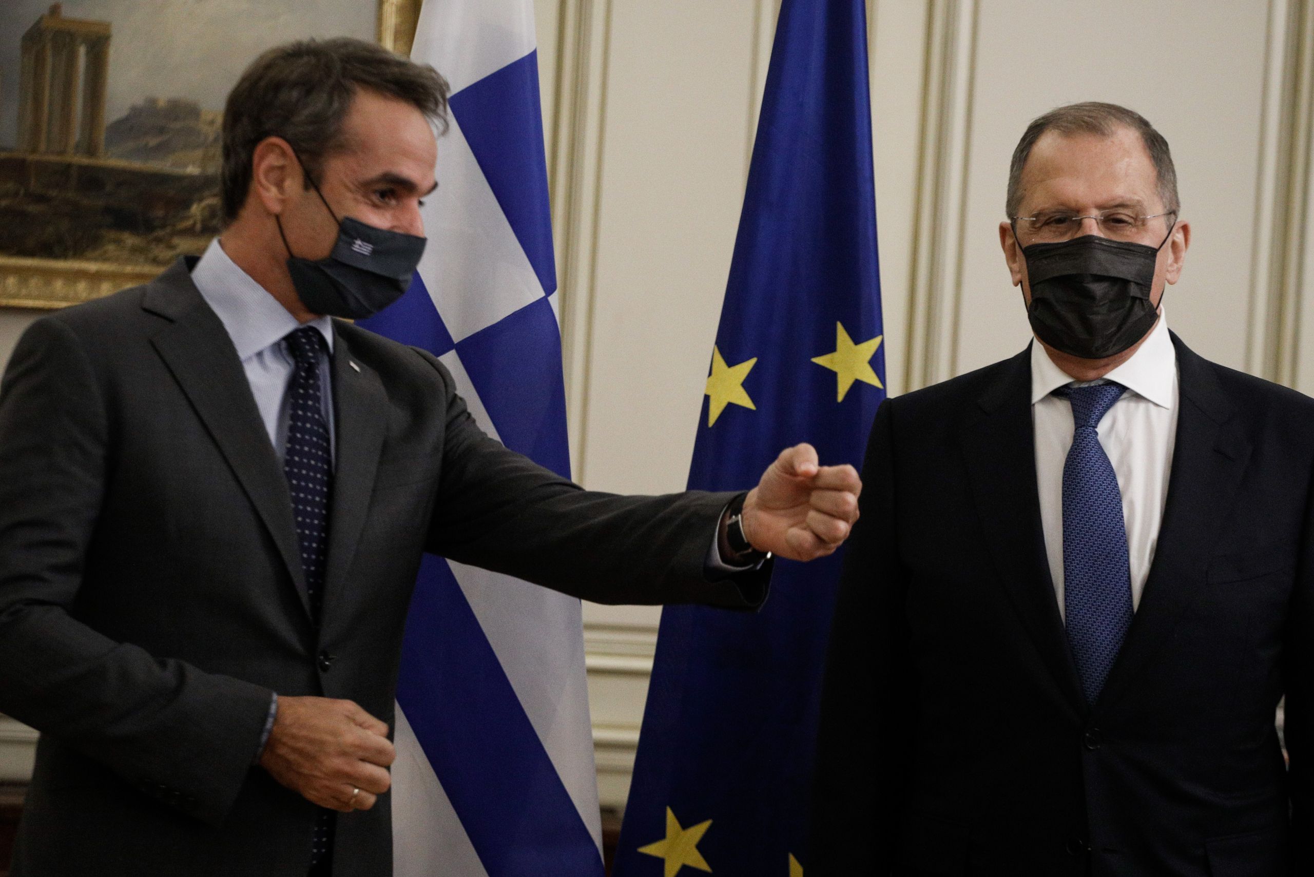 Μητσοτάκης Λαβρόφ: «Ταραξίας η Τουρκία, ναρκοθετεί την ειρήνη σε πολλές περιοχές του χάρτη»