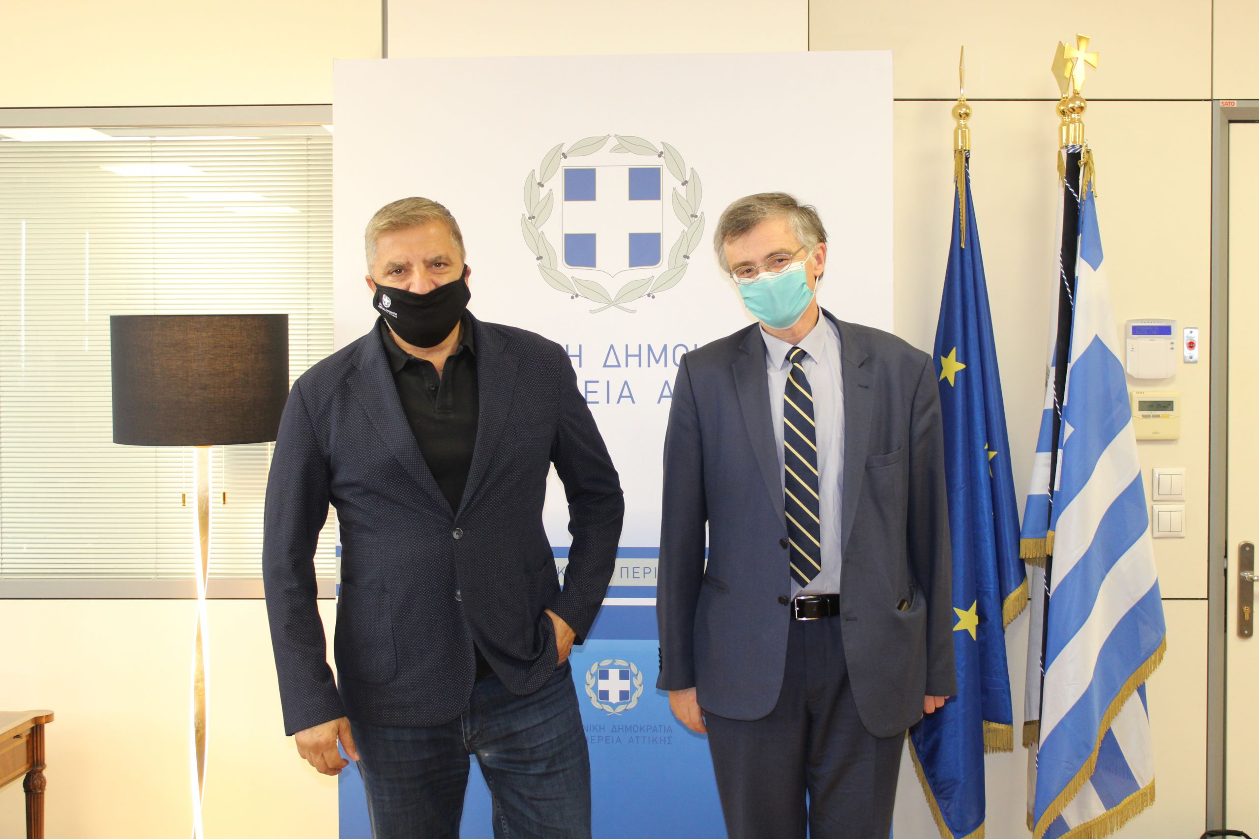 Πατούλης Τσιόδρας: Συνάντηση για τον κορωνοϊό – Οι δράσεις της Περιφέρειας Αττικής