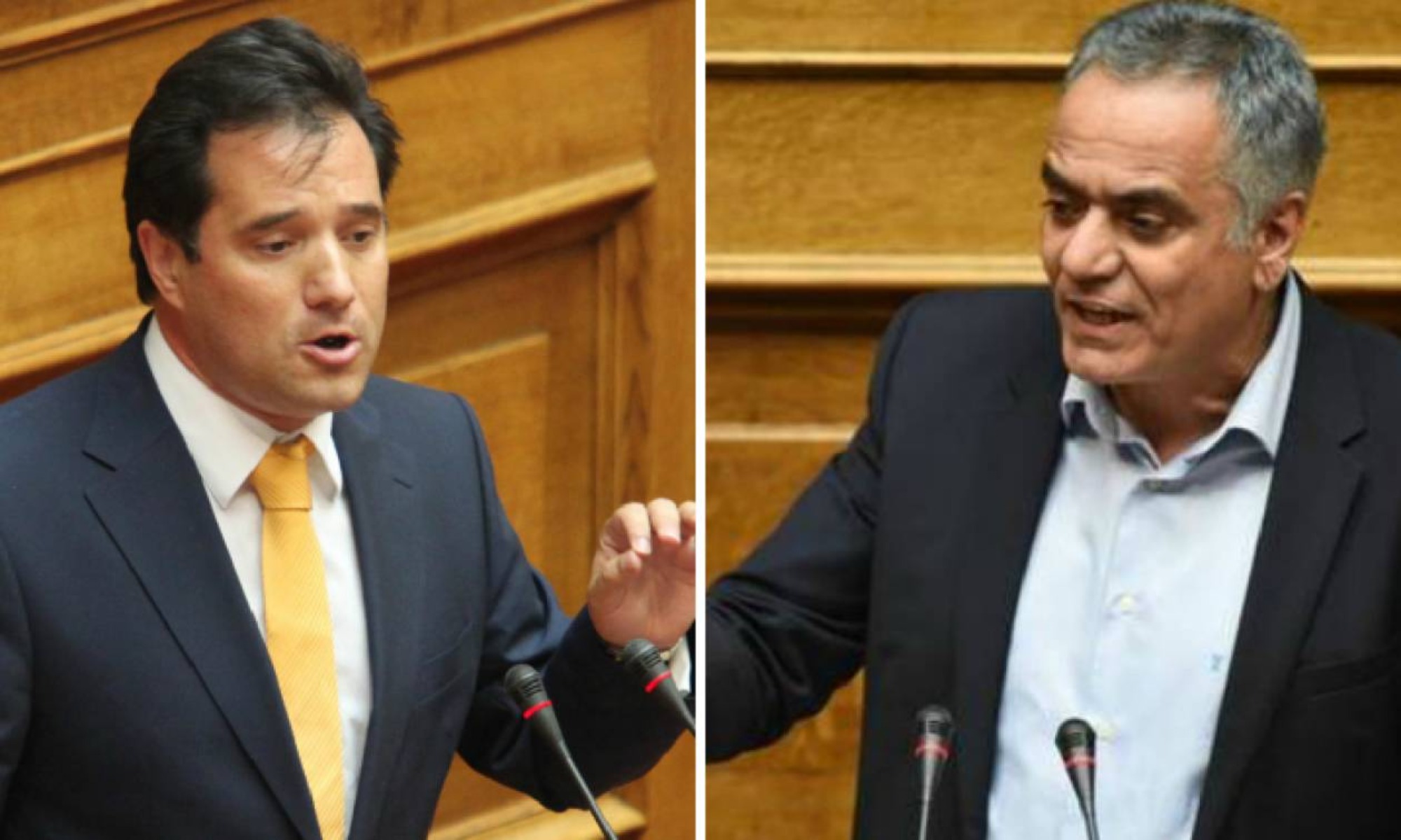 Άδωνης Γεωργιάδης Πάνος Σκουρλέτης: Διασταυρώνουν τα ξίφη τους για τον πτωχευτικό κώδικα